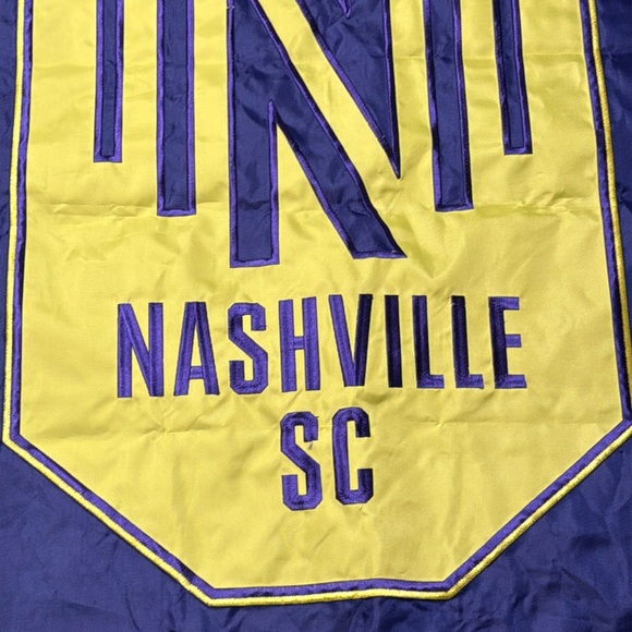 Nashville SC Applique Banner Flag Double Sided Nashville TN Soccer Club - Picture 5 of 8